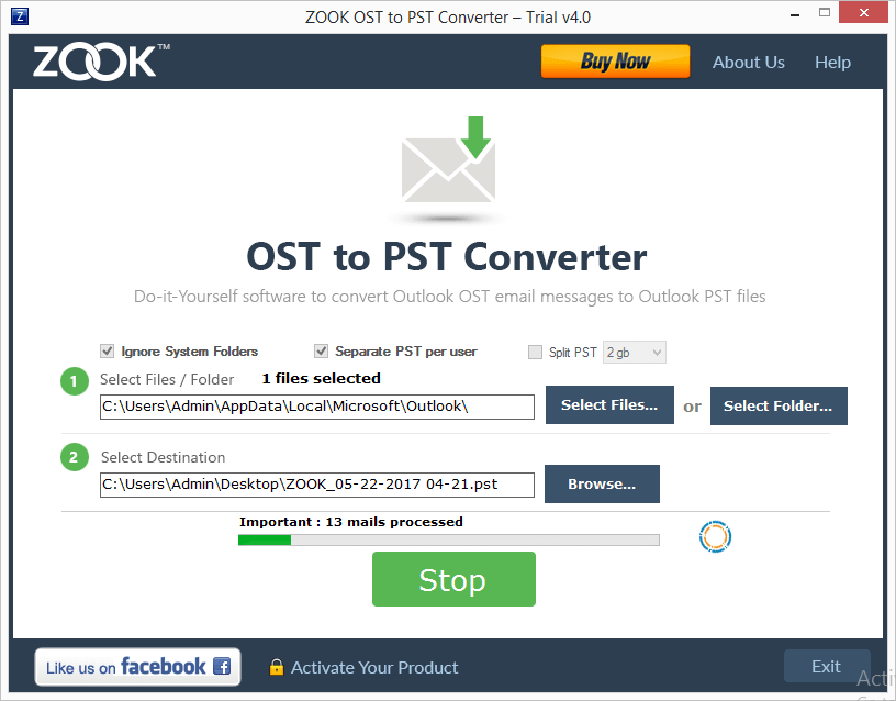 zook pst to mbox converter key