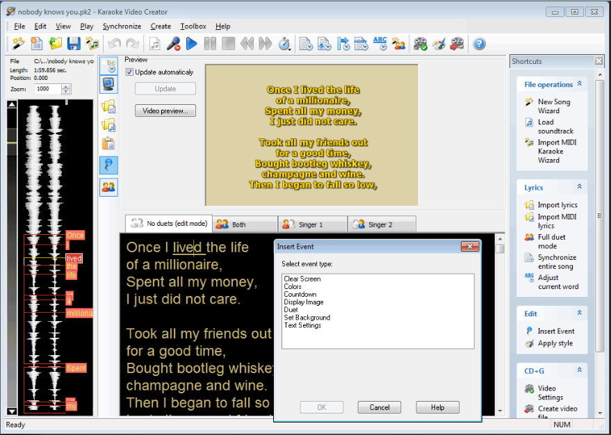 Karaoke Video Creator latest version Get best Windows software