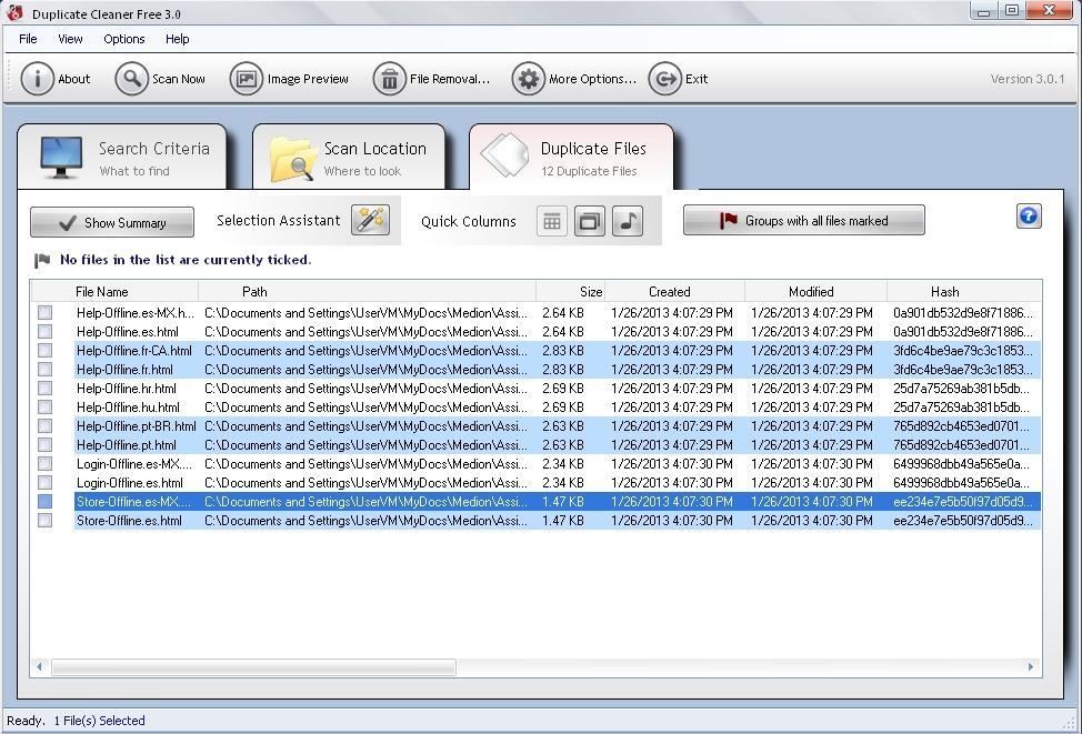 duplicate sweeper software review