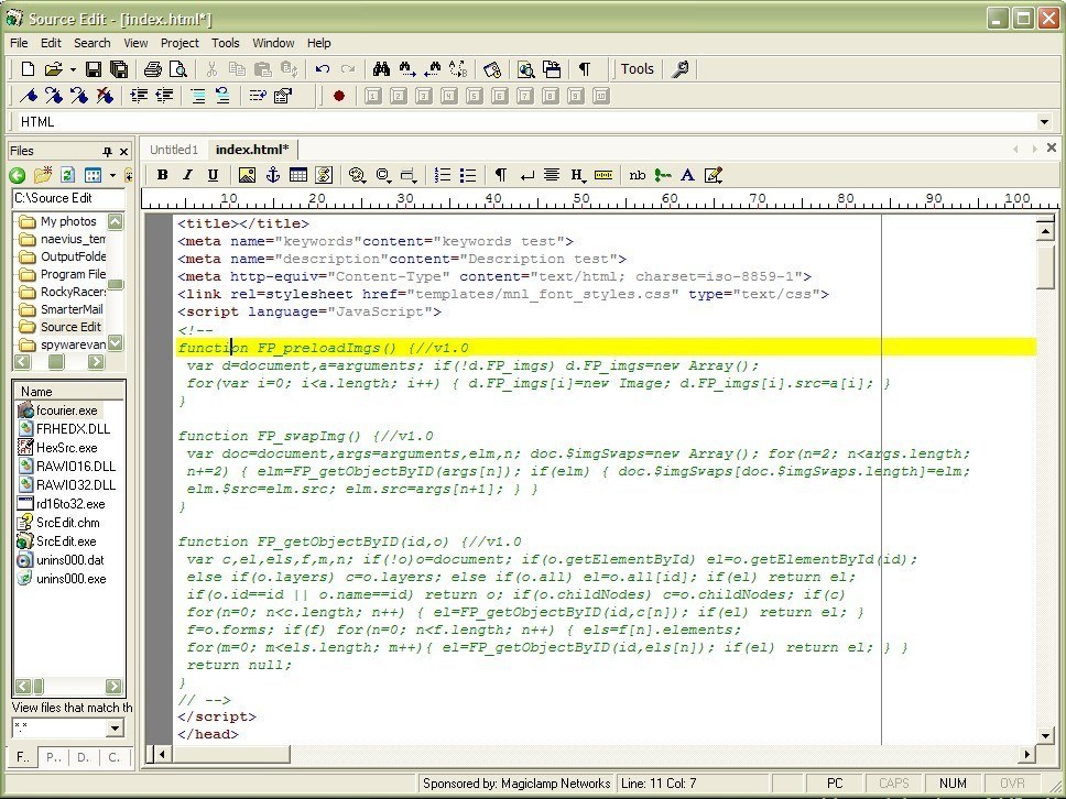 Source Edit - Screenshot #1