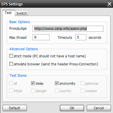 how to use elite proxy switcher