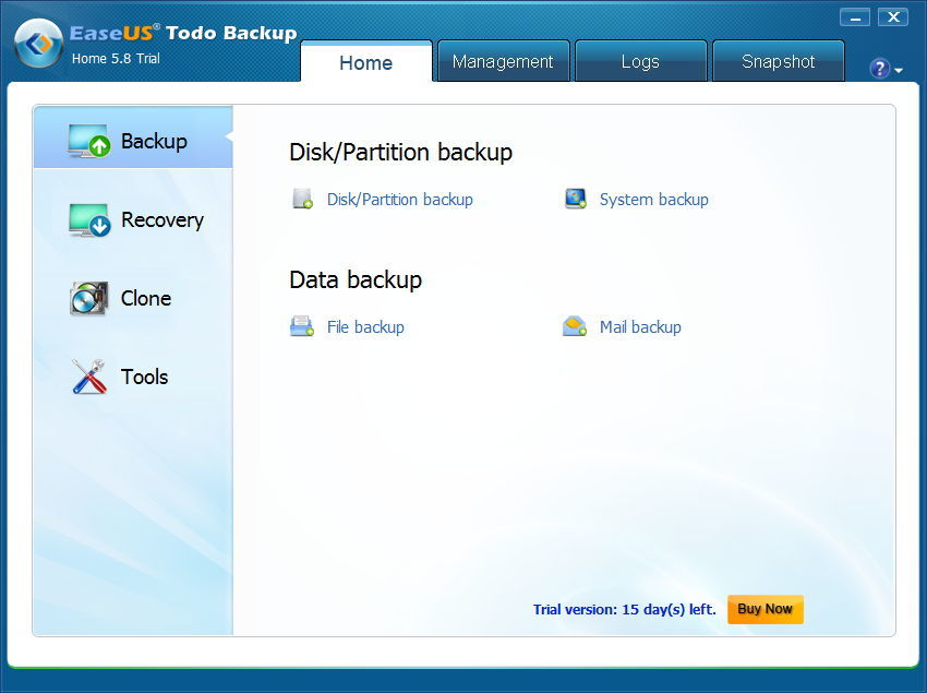 EASEUS Todo Backup Home - Screenshot #26