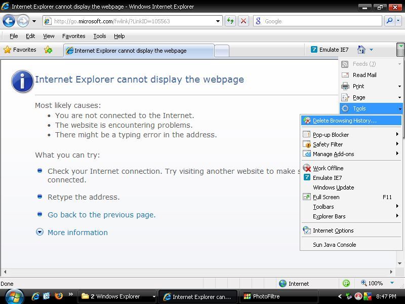 Internet Explorer - Screenshot #11
