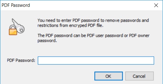 Weeny Free PDF Password Remover - Screenshot #1