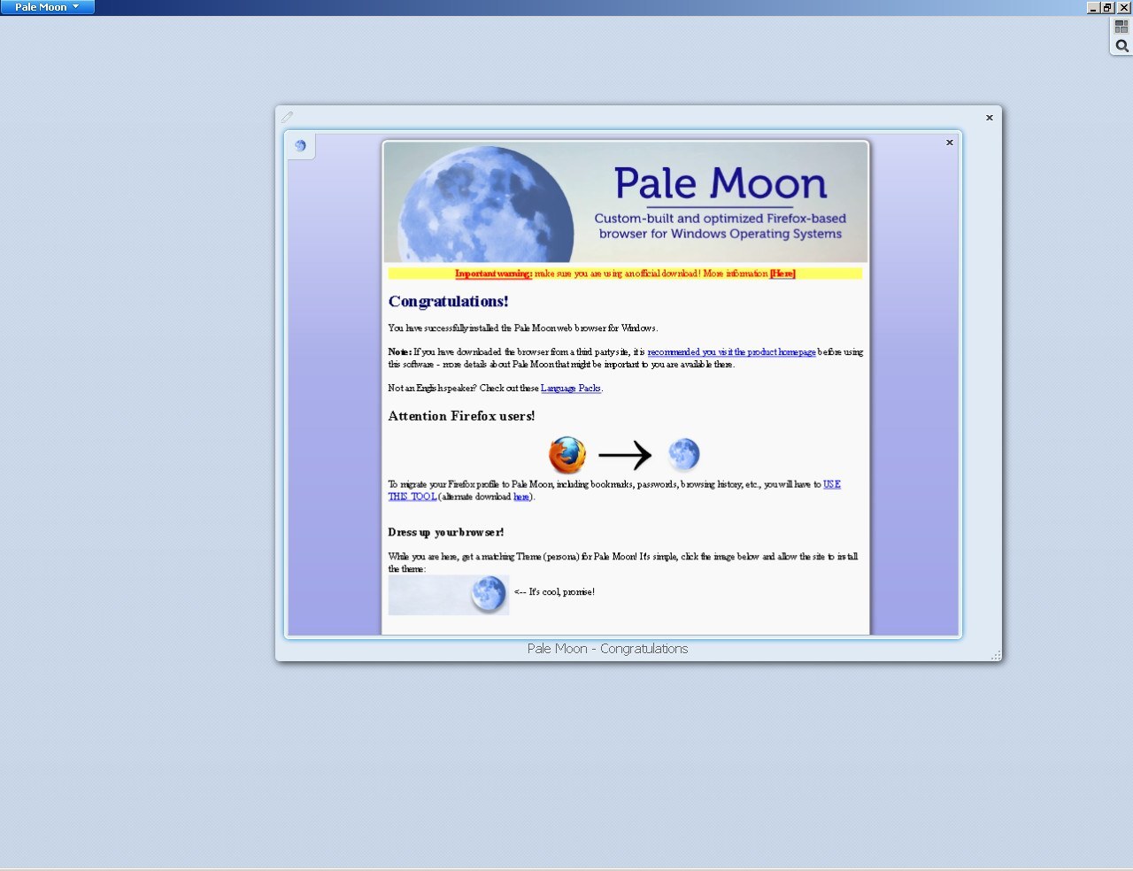 Pale Moon 32.3.1 free instal