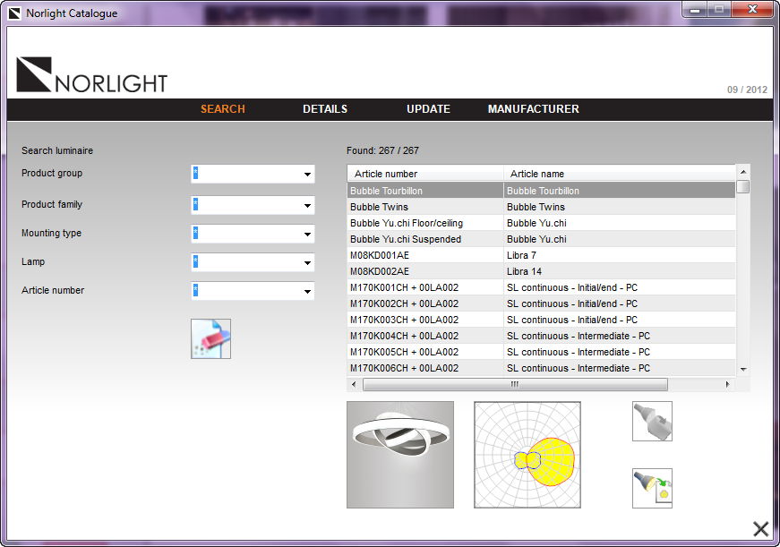 NORLIGHT Catalogue - Screenshot #1