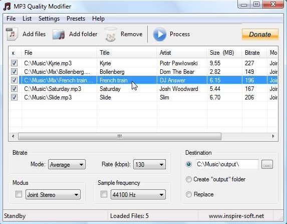 MP3 Quality Modifier latest version - Get best Windows software