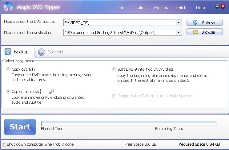 Magic DVD Ripper - Screenshot #19