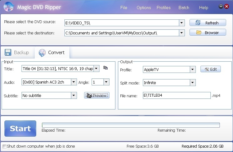 Magic DVD Ripper - Screenshot #18