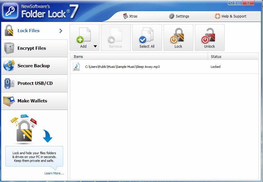 Folder Lock download for free SoftDeluxe