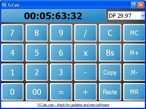 TCCalc - Screenshot #1
