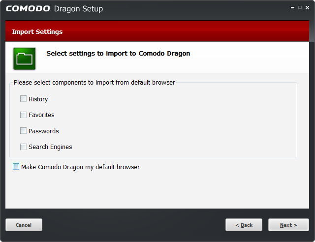 Comodo Dragon Internet Browser - Screenshot #22