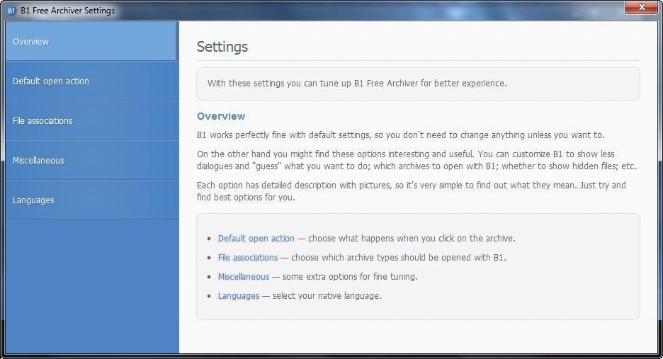 B1 Free Archiver - Screenshot #24