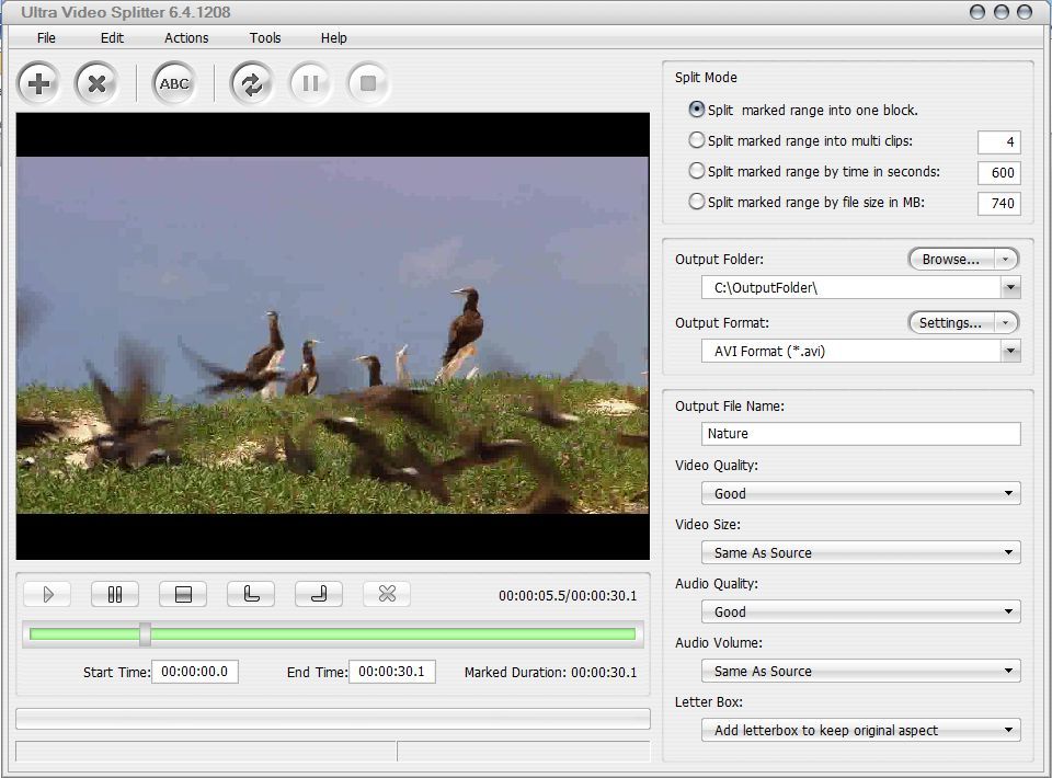 Ultra Video Splitter - Screenshot #4