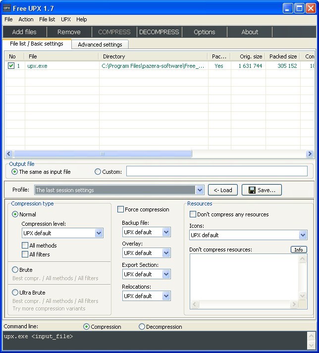 Free UPX download for free - SoftDeluxe