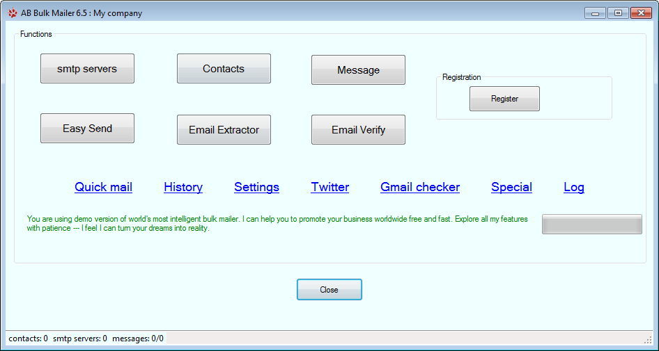 ABBulkMailer - Screenshot #1