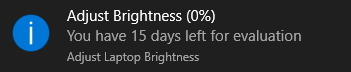 Adjust Laptop Brightness - Screenshot #1