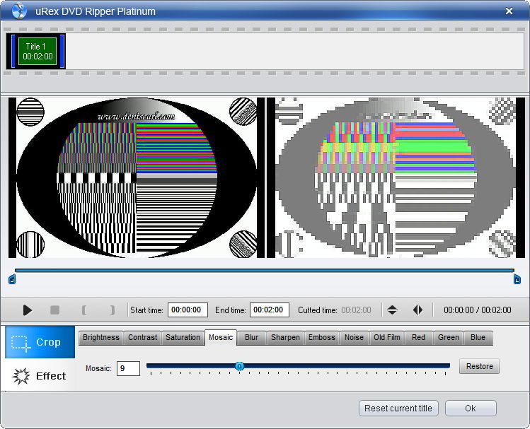 uRex DVD Ripper Platinum - Screenshot #10