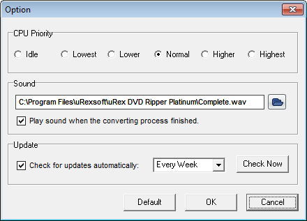 uRex DVD Ripper Platinum - Screenshot #9
