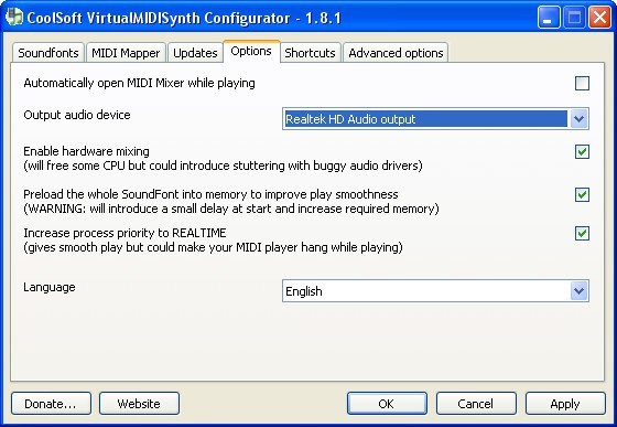 CoolSoft VirtualMIDISynth - Screenshot #9