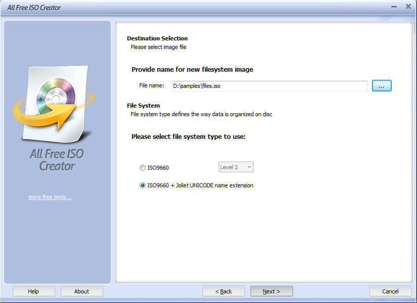 All Free ISO Creator - Screenshot #8