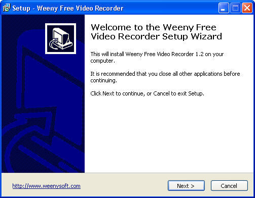 Weeny Free Video Recorder - Screenshot #3