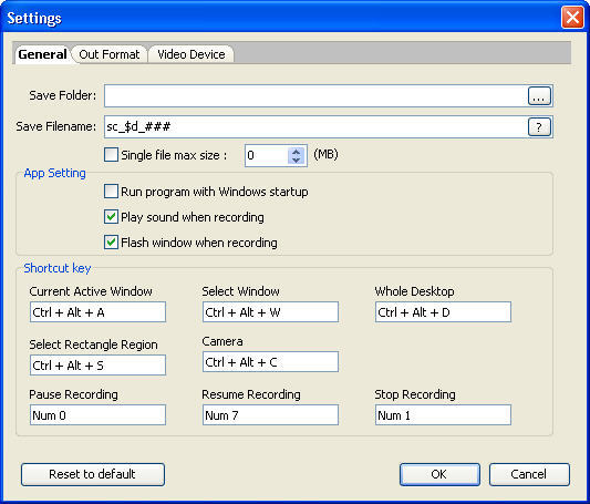Weeny Free Video Recorder - Screenshot #2