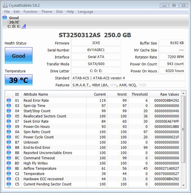 crystal disk info download windows 10