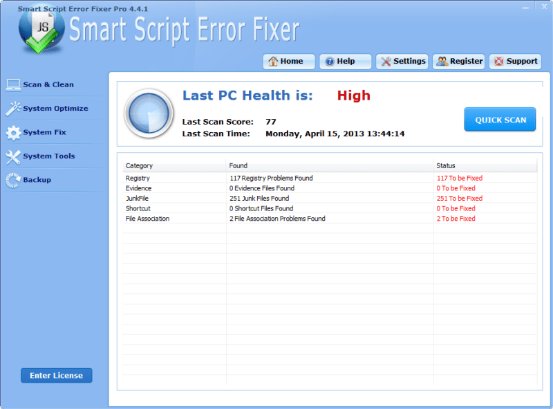 Smart Script Error Fixer Pro latest version - Get best Windows software