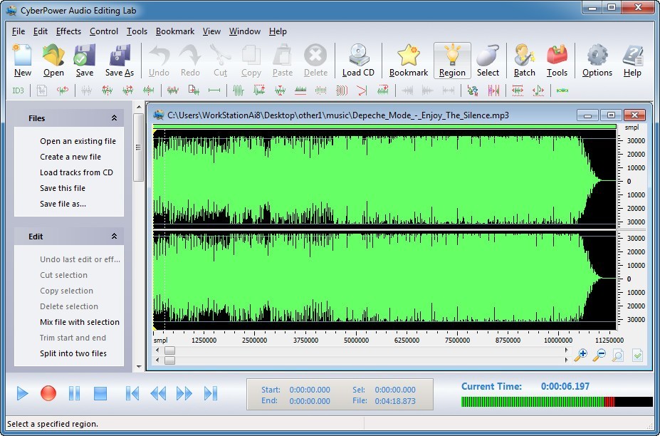 CyberPower Audio Editing Lab - Screenshot #10