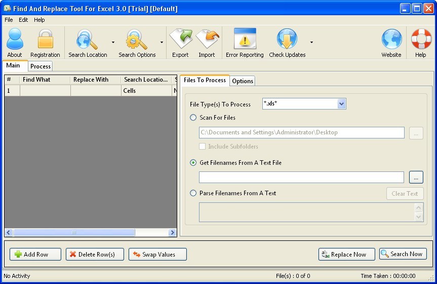 Find and Replace Tool for Excel - Screenshot #1