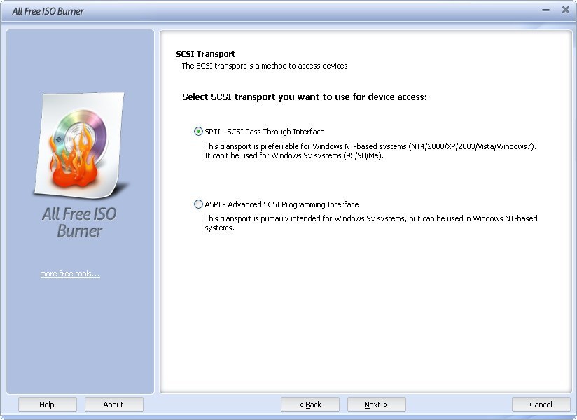 All Free ISO Burner - Screenshot #3