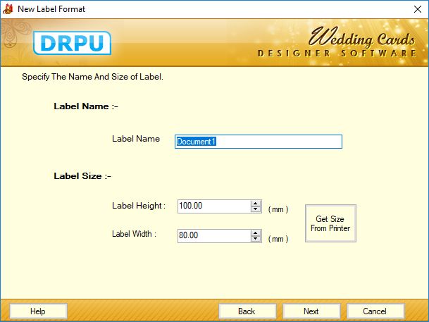 DRPU Wedding Cards Designer Software - Screenshot #3