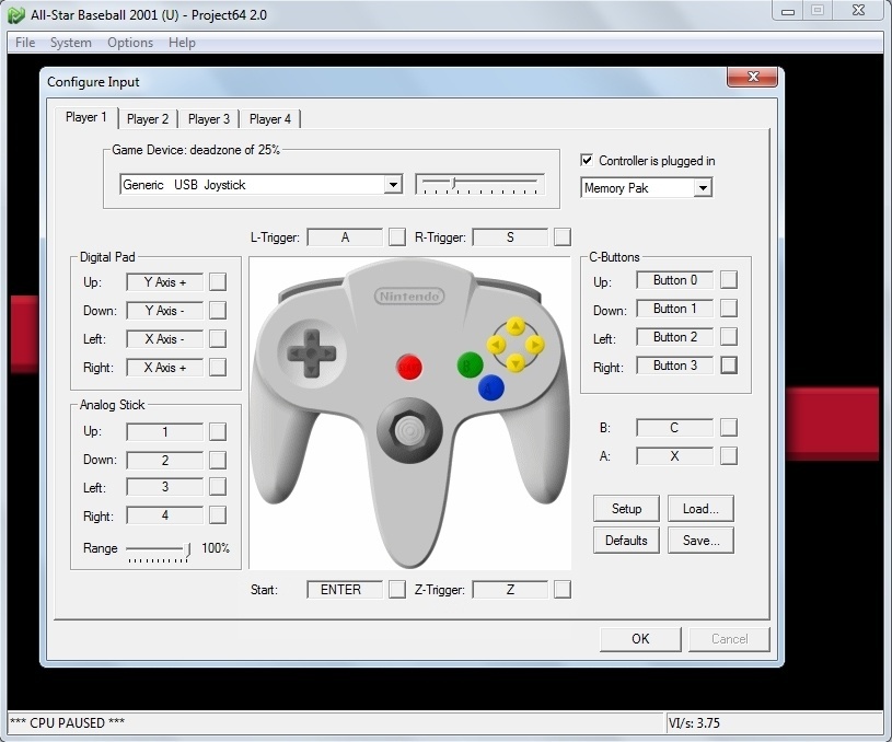 Project 64 How To Configure Controller