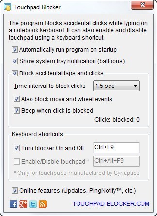 Touchpad Blocker - Screenshot #2
