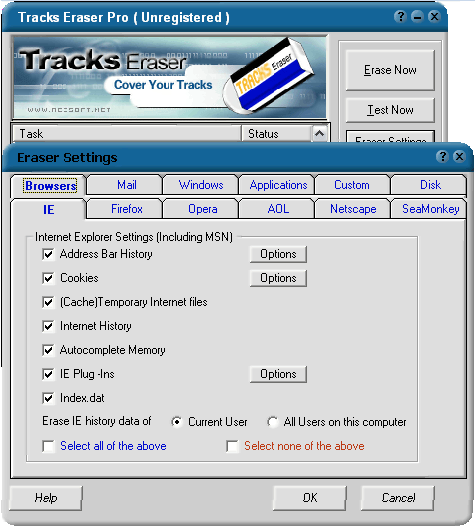 Glary Tracks Eraser 5.0.1.262 for windows download free
