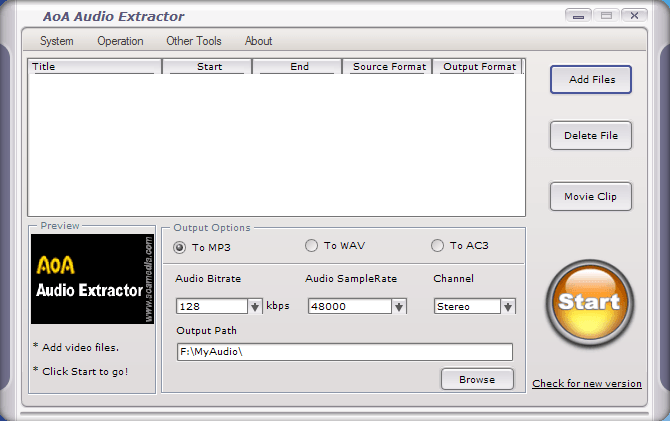 AoA Audio Extractor - Screenshot #7