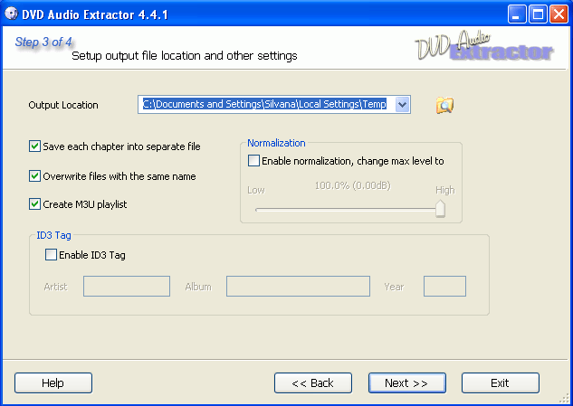 DVD Audio Extractor - Screenshot #28