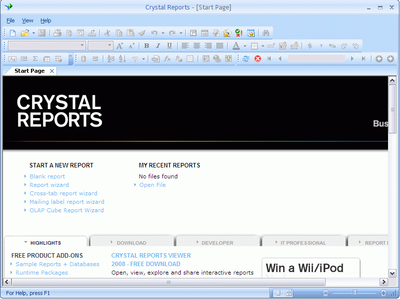 Репортс. Crystal Reports. Кристалл язык программирования. Crystal Reports 2008 runtime 12.4.1. Crystal Reports DSN.