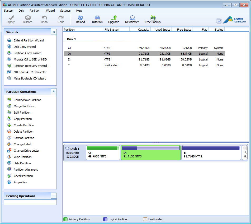AOMEI Partition Assistant Standard Edition - Screenshot #31