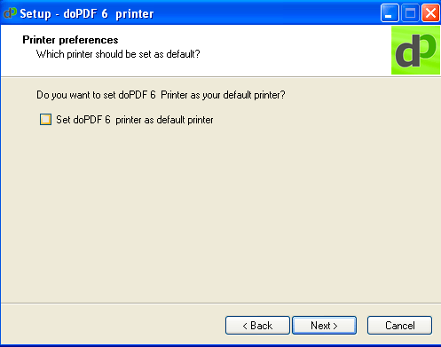 doPDF printer - Screenshot #6