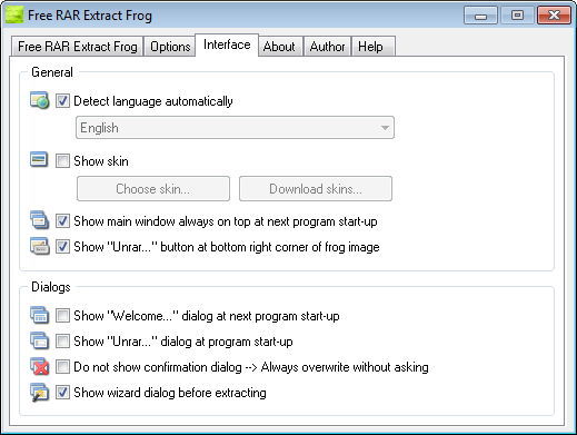 Free RAR Extract Frog - Screenshot #13