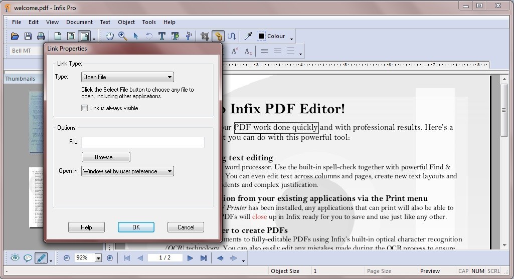 infix pdf printer