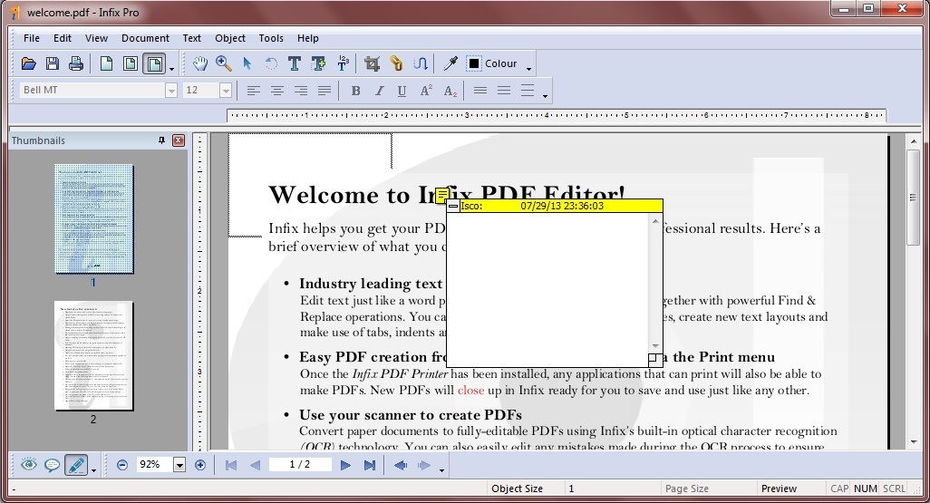 Infix PDF Editor latest version Get best Windows software