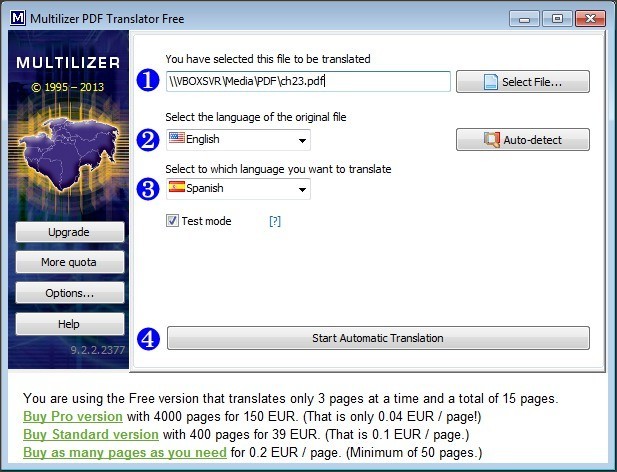 Multilizer PDF Translator - Screenshot #17