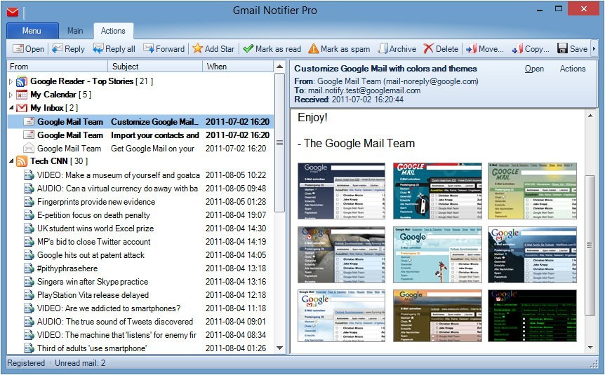Gmail Notifier Pro - Screenshot #10