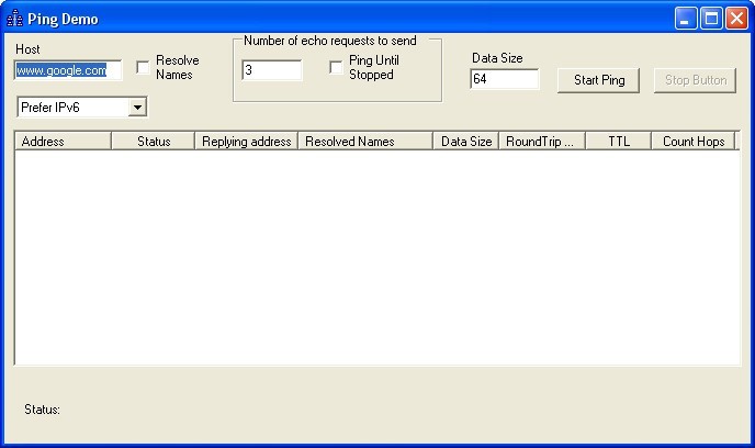 Magneto Software ICMP ActiveX Control - Screenshot #1