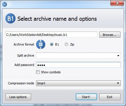 B1 Free Archiver - Screenshot #21