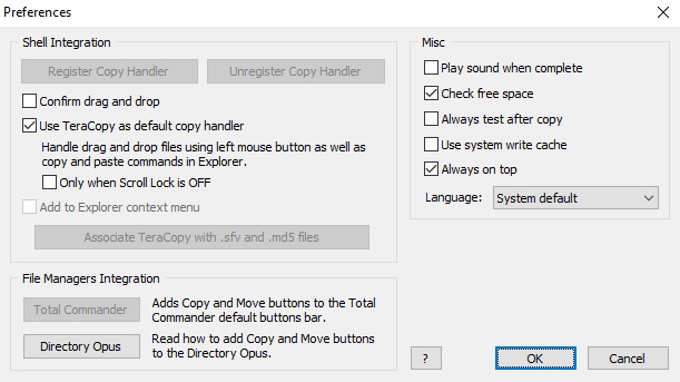 TeraCopy - Screenshot #6