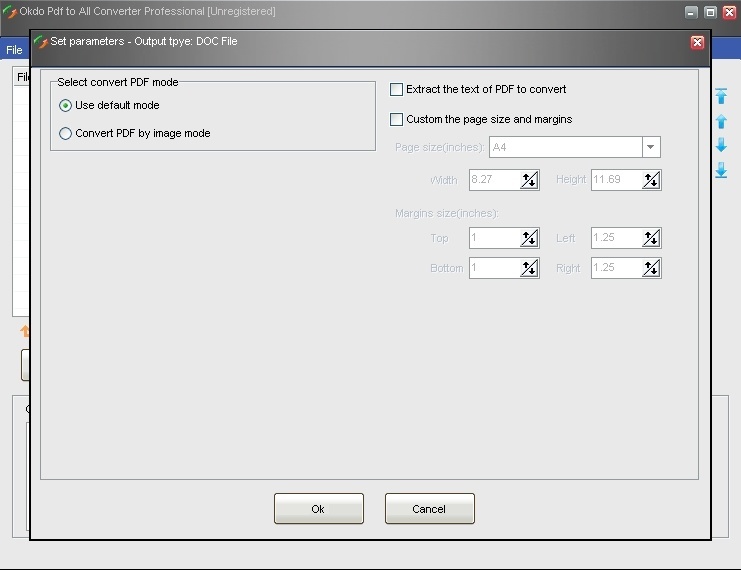 Okdo Pdf to All Converter Professional - Screenshot #11